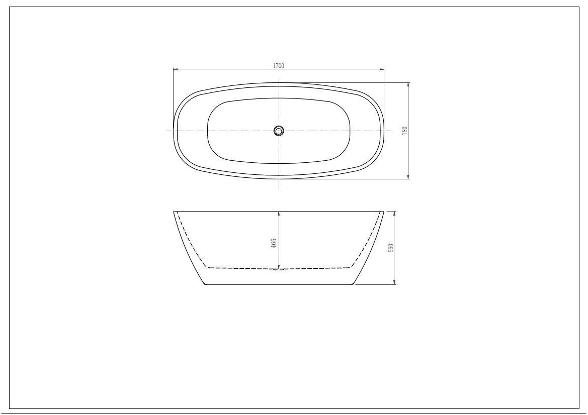 Aquatek Тера 170*78 ванна акриловая отдельностоящая AQ-128778WT