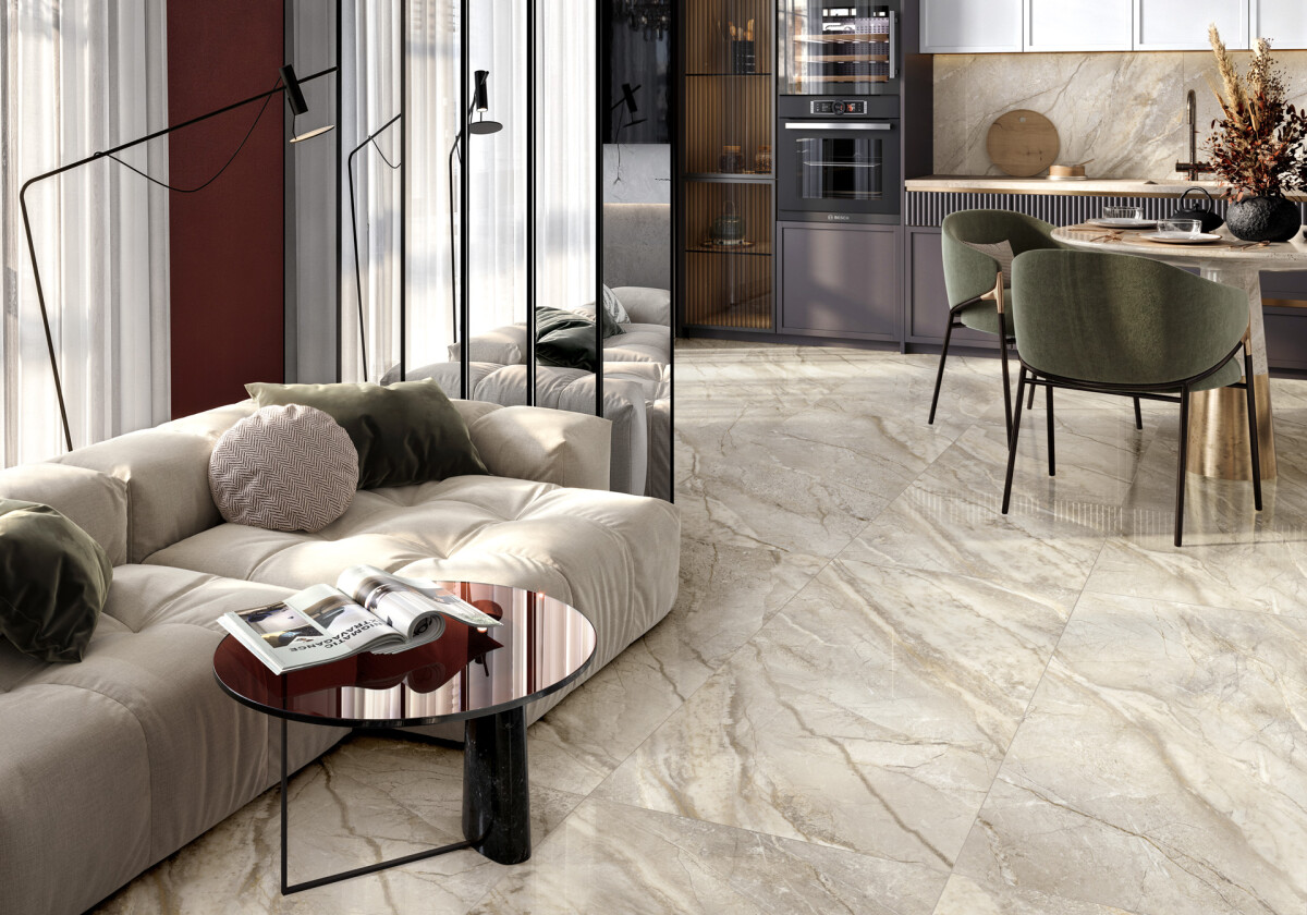Керамогранит Artkera Group Экзотика Обсидиан полированный 600 x 1200 x 7 мм. 60120EKZ66P
