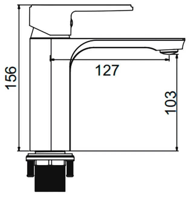 Gerhans K23T смеситель для раковины K11023T