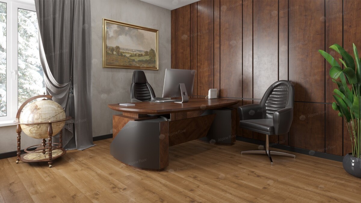 Alpine Floor Real Wood SPC ламинат Дуб Royal ECO 2-1 MC 1220 х 183 х 6.0 mm.