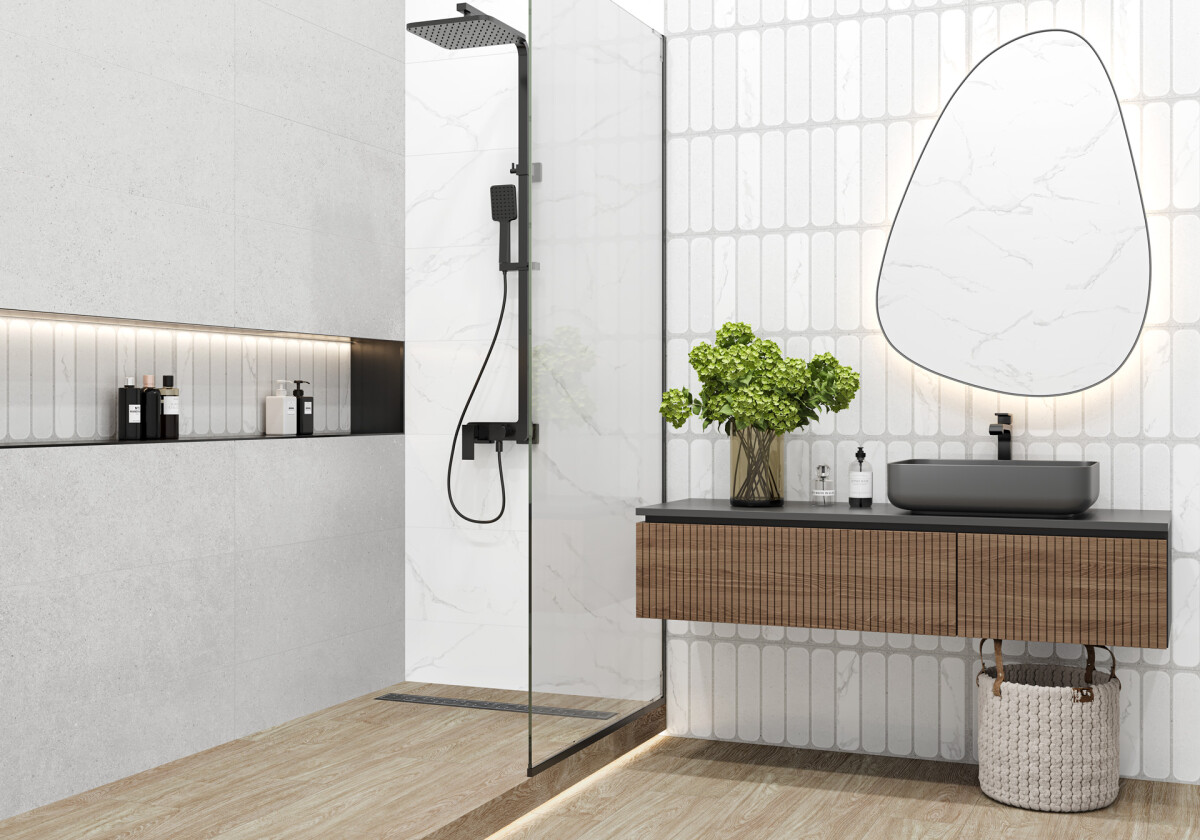 Alma Ceramica Amarant Керамическая плитка настенная 300 x 900 x 8.5 TWU3090AMT00R