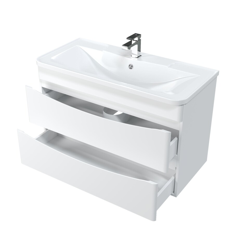 Mirsant Bravo 100 тумба с раковиной Adel УТ000087271