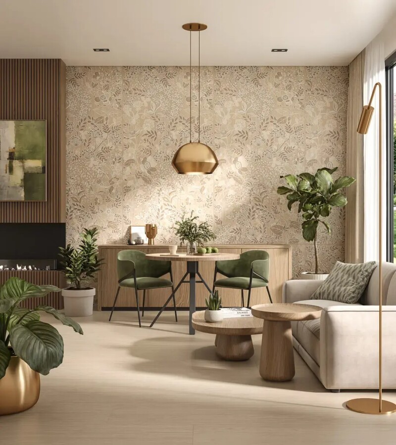Керамический гранит Kerama Marazzi Прованс Люберон бежевый матовый обрезной 40x238,5x0,9 KM4024G0001R
