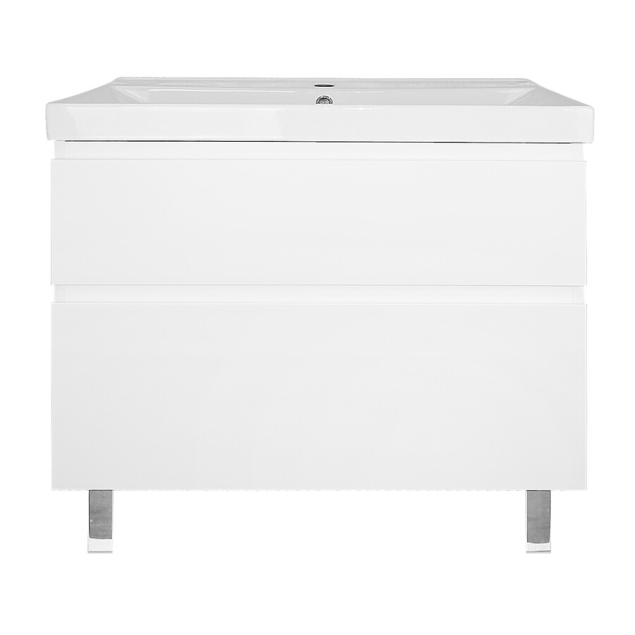Комплект Тумба Мила 80Н 815х470х870 напольная, с раковиной Tempo 80 CS00091366