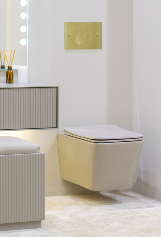 Унитаз подвесной Boheme Zen Daphne c крышкой 967-SET-D