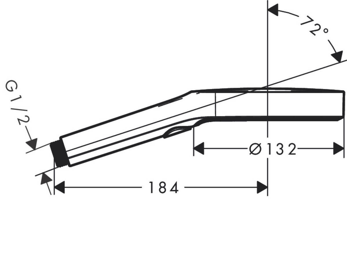 Hansgrohe Rainfinity Ручной душ 130 3jet золото 26864990