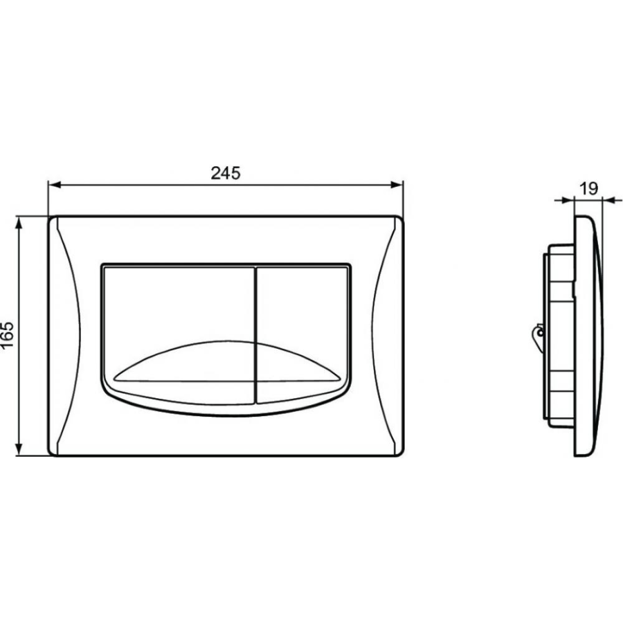 Ideal Standard кнопка смыва М2 R0109AC