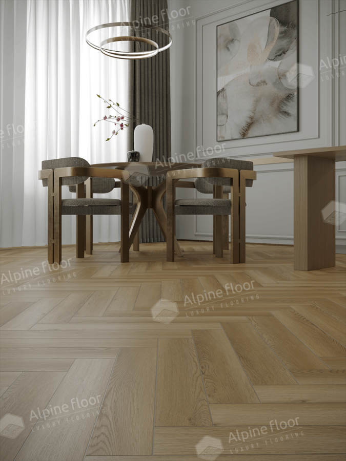 Alpine Floor Parqet LVT Кварцвиниловая плитка Дуб Поллукс ECO 16-28 590 х 118 х 2.5 mm