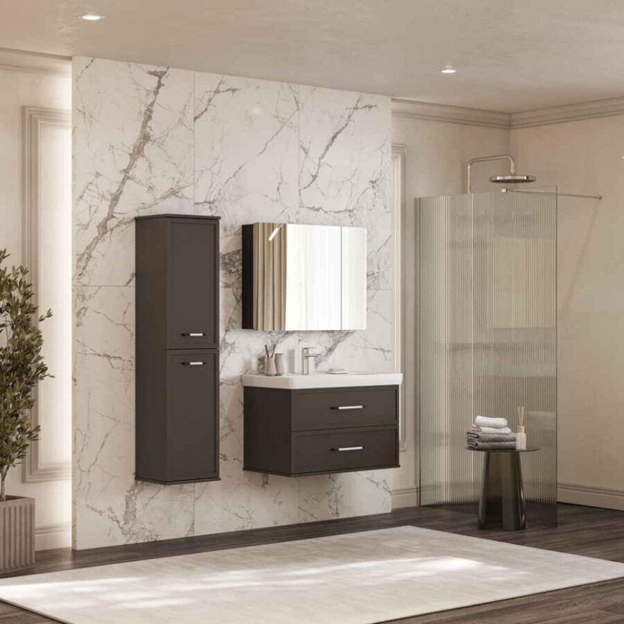 Тумба под раковину AQUATON Нео-Классика 65 2 ящика, мускат 1A290101NCR30