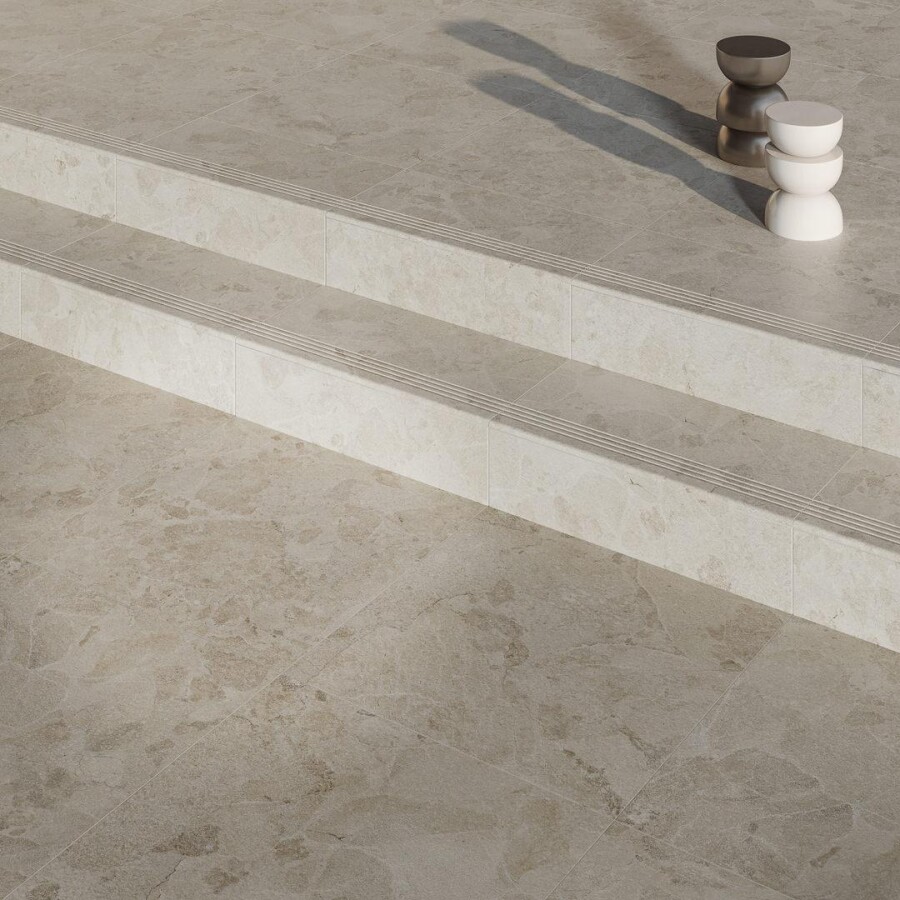 Керамический гранит Kerama Marazzi Прованс Сплит серый светлый матовый обрезной 60x60x0,8 KM6060G1231R8
