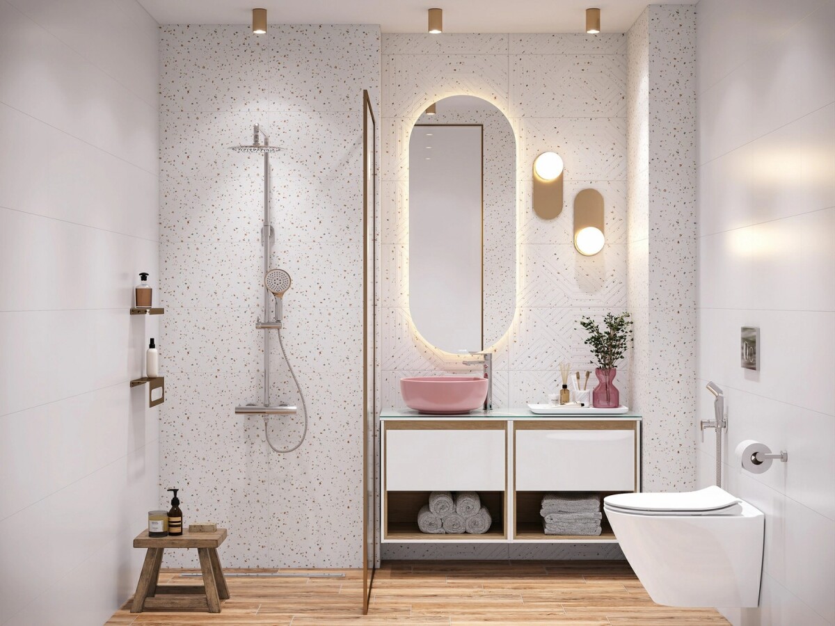 Плитка Cersanit Sweet белый рельеф 29,8x59,8 A17569