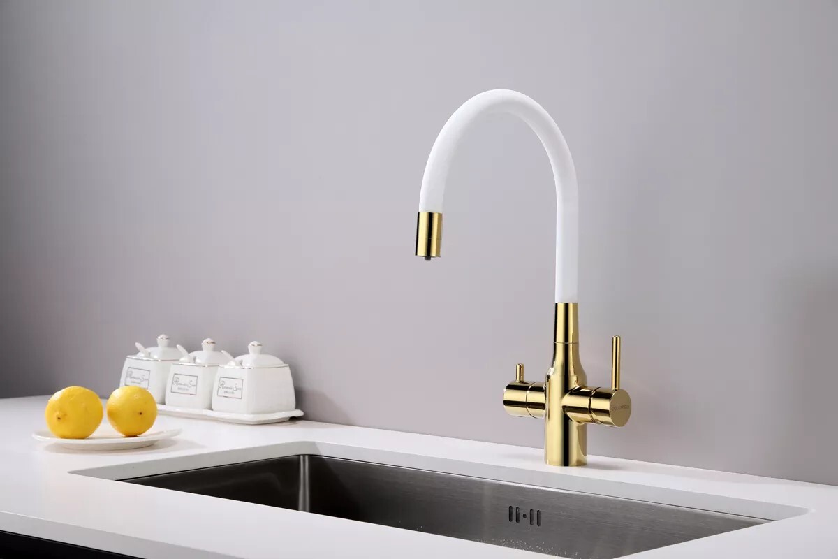 Смеситель для кухни под фильтр с гибким изливом Salix Sa213419-Gw