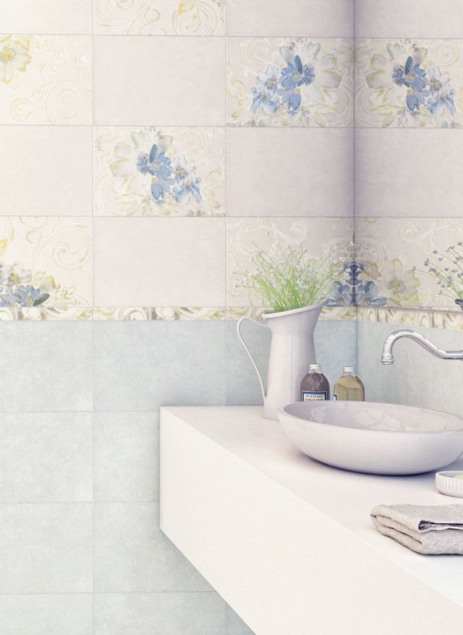 Global Tile Adele 27x40 см плитка настенная бежевая структурная