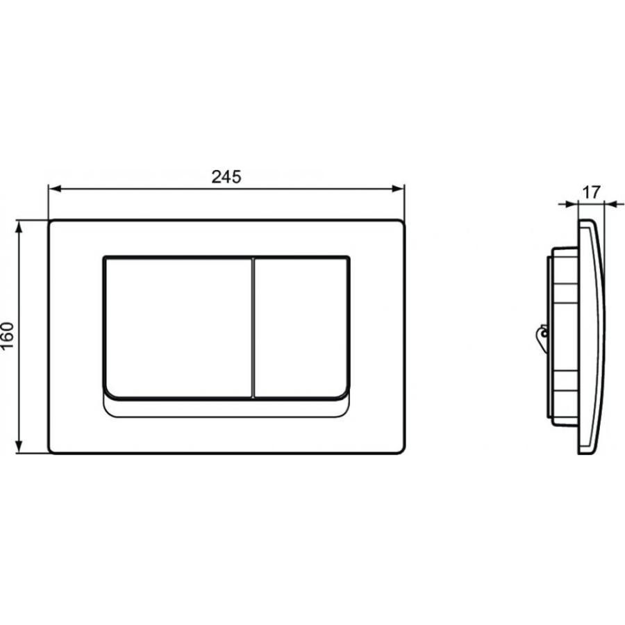 Ideal Standard кнопка смыва М1 R0108AA