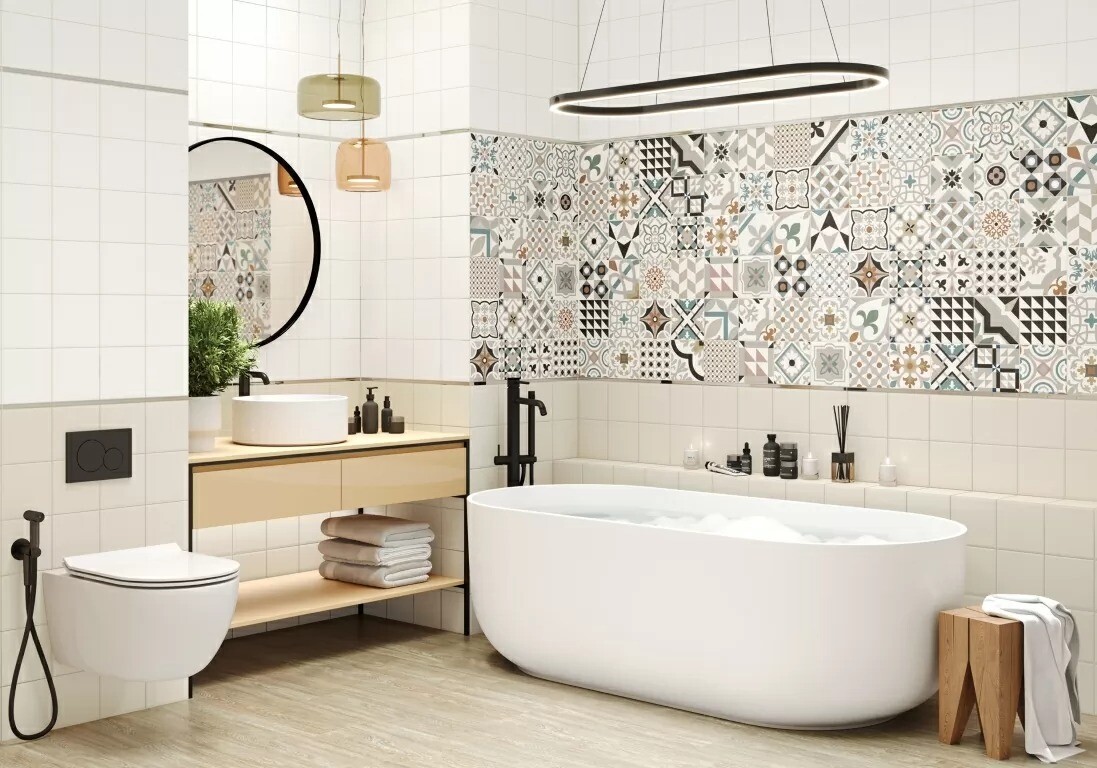 New Trend Дизайн Арт Бэйс / Design Art Base Керамическая плитка настенная 300 x 600 x 9 WT36DST00