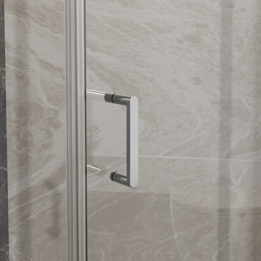 Душевое ограждение Azario SAKURA 900х900х1950 прозрачное стекло 6 мм, профиль брашированное золото AZ-21C-90-BGL-CL