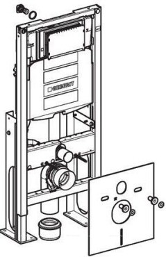 Geberit Duofix UP320 инсталляция для унитаза 111.380.00.5