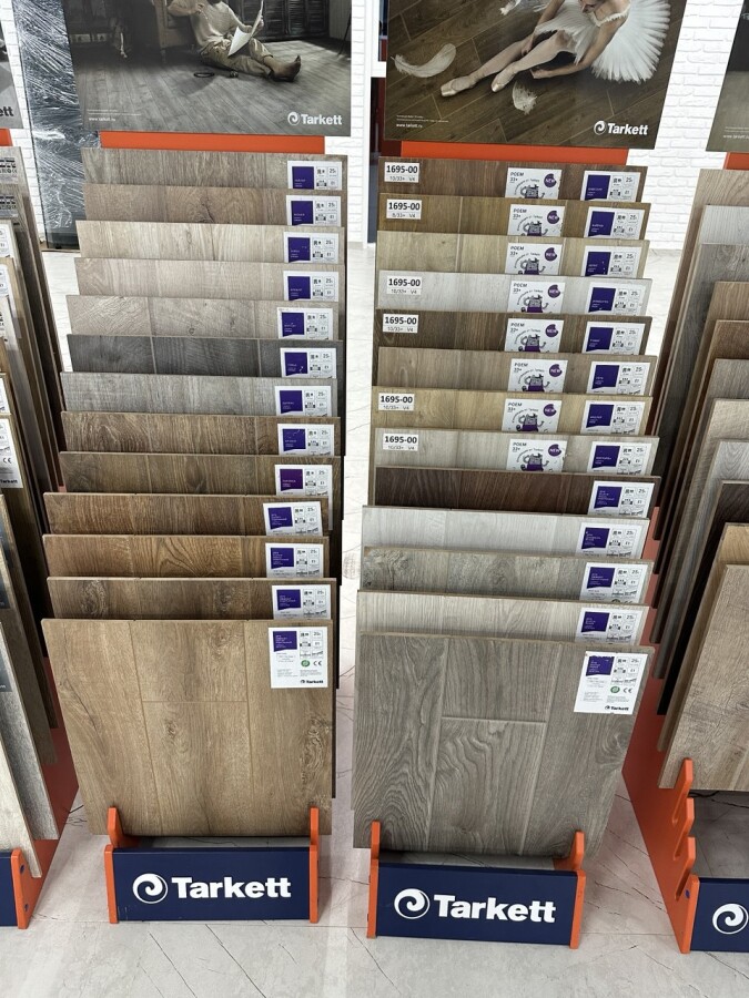 Модульное покрытие LVT Tarkett Art Vynil Glamrock Steele микрофаска планка 914,4х152,4мм