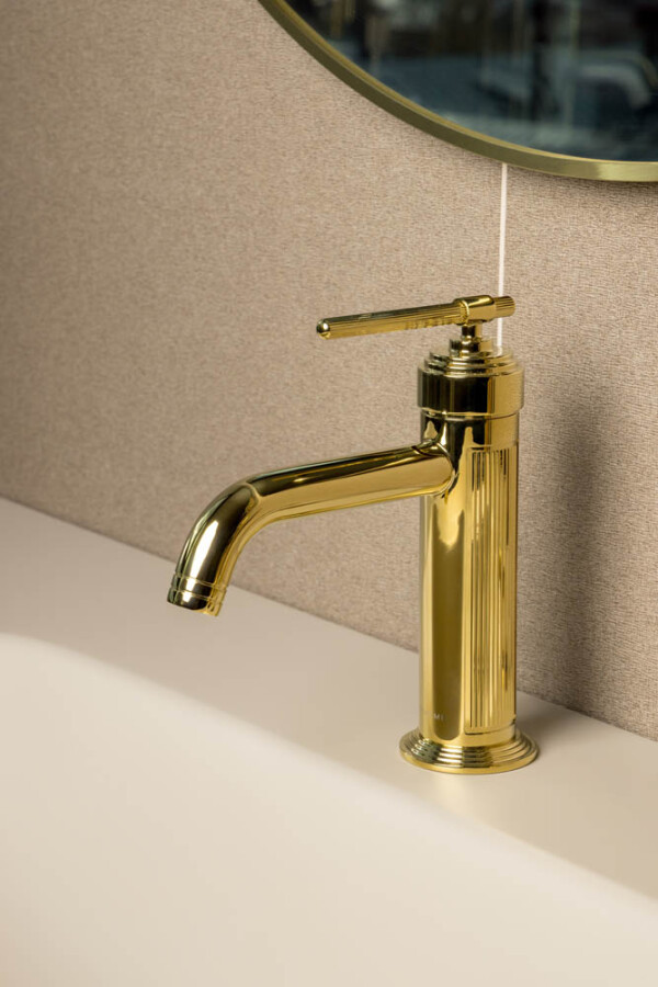 Смеситель для умывальника Boheme Eterna Gold 171-G