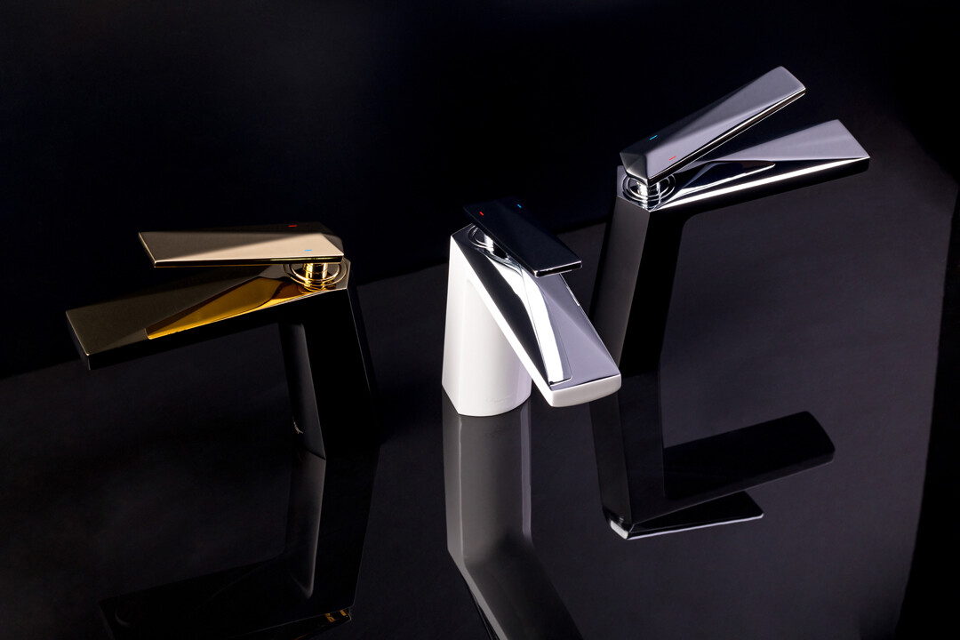 Смеситель для биде Boheme Venturo Черный / Золото 386-B