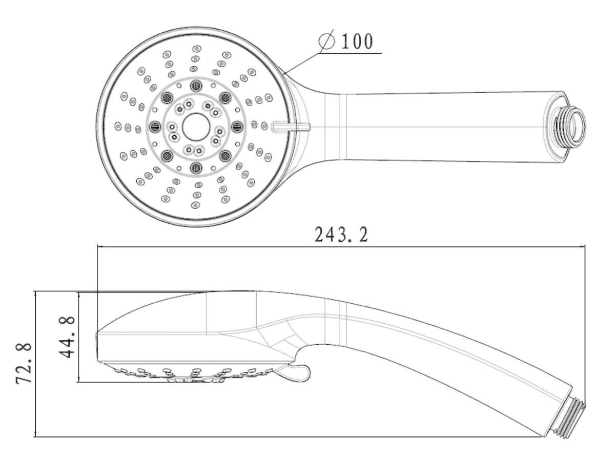 Lemark душевая лейка LM0135C