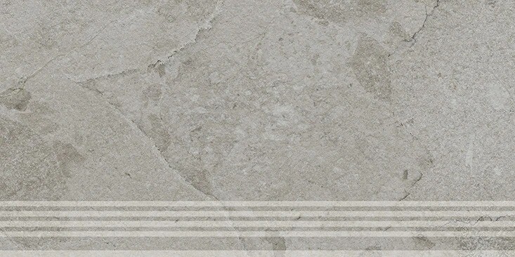 Керамический гранит Ступень Kerama Marazzi Прованс Сплит серый матовый обрезной 30x60x0,8 KM6060G1241R8GRF