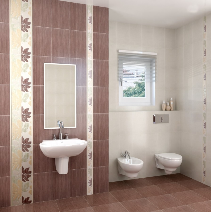 Kerama Marazzi Палермо 25х5 см бордюр настенный бежевый 2