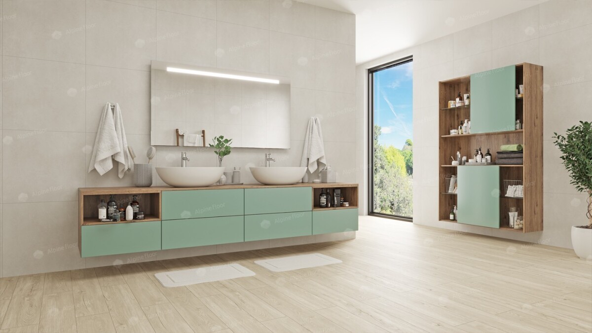 Alpine Floor Sequoia Кварцвиниловая плитка LVT Секвойя Серая ECO 6-5 1219.2 х 184.15 х 3.2 mm