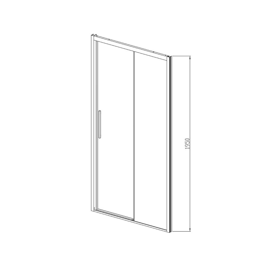 Vincea Soft душевая дверь VDS-3SO120CLB профиль черный, прозрачное