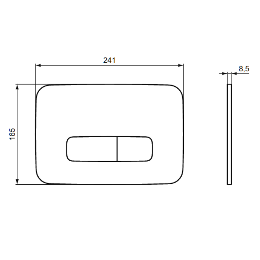 Ideal Standard кнопка смыва М3 R0459AW