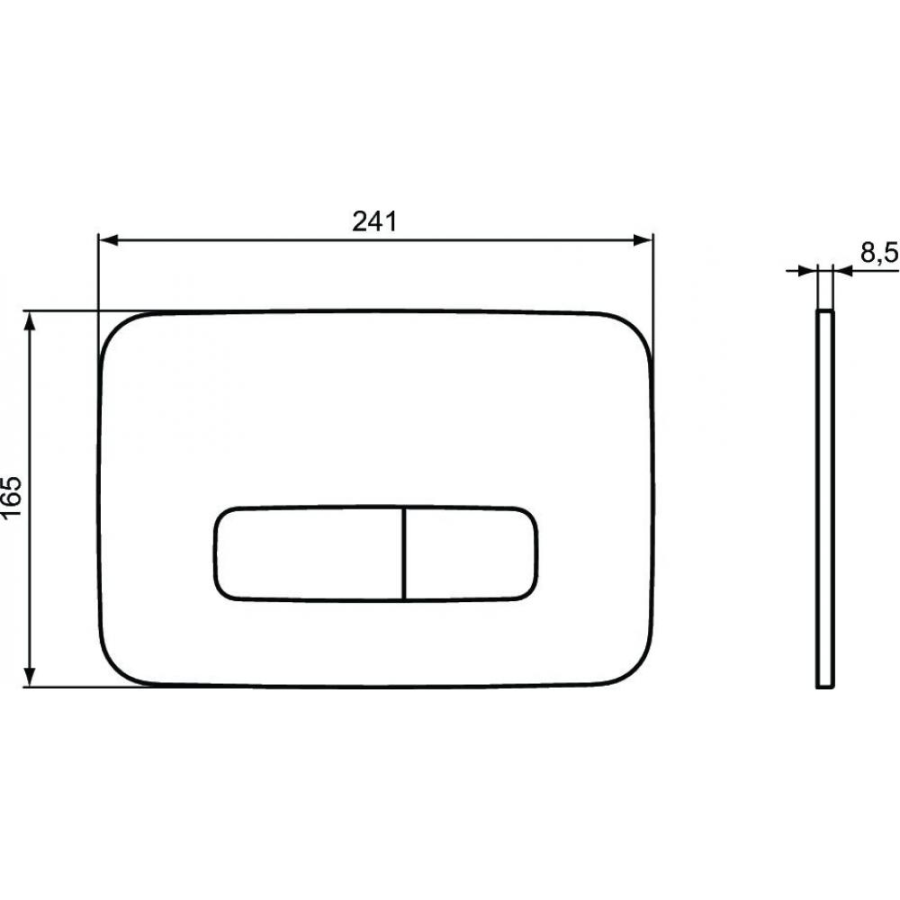 Ideal Standard кнопка смыва P3 R0124AC