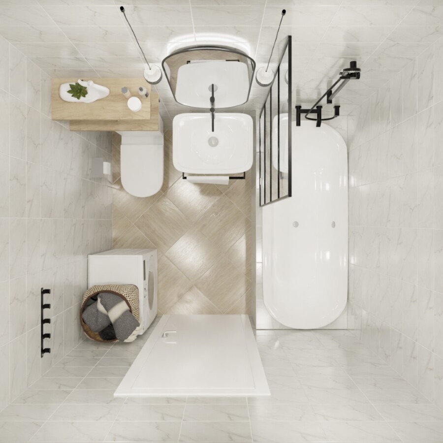 Плитка керамическая Шахтинская Серена белый верх 01 v2 200х300х7 (сорт 1), М2