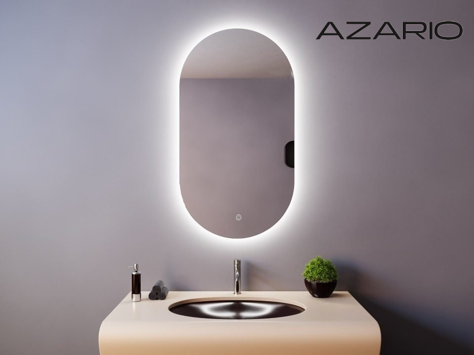 Azario Alone Arko зеркало 60х100 с подсветкой, сенс. выкл., диммер CS00078967