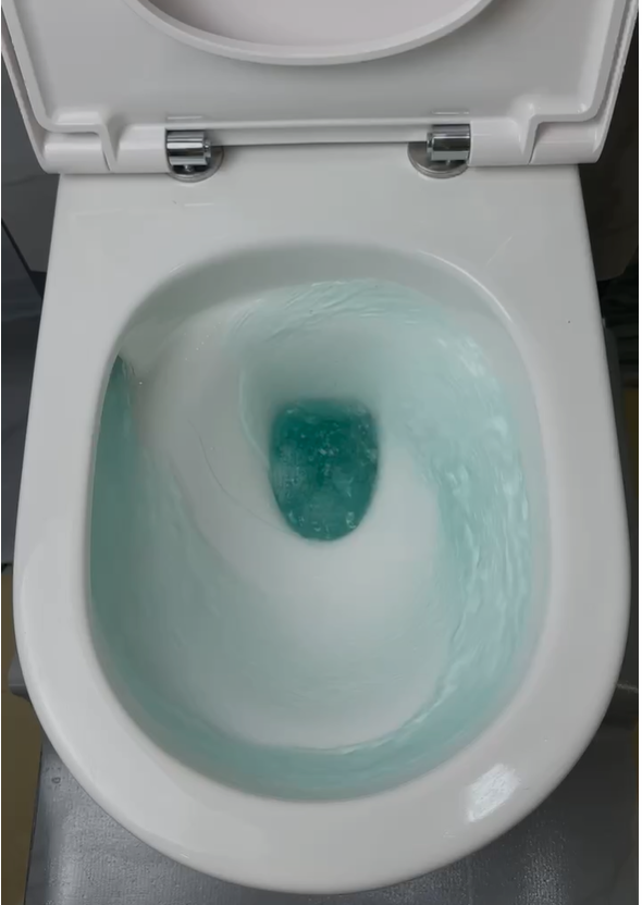 Унитаз подвесной Boheme Flow Белый глянец c крышкой, Торнадо 969-SET-W