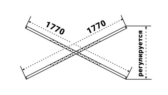 Каркас усиленный Niagara NG-K17-19 универсальный (170-190х70-75см.)
