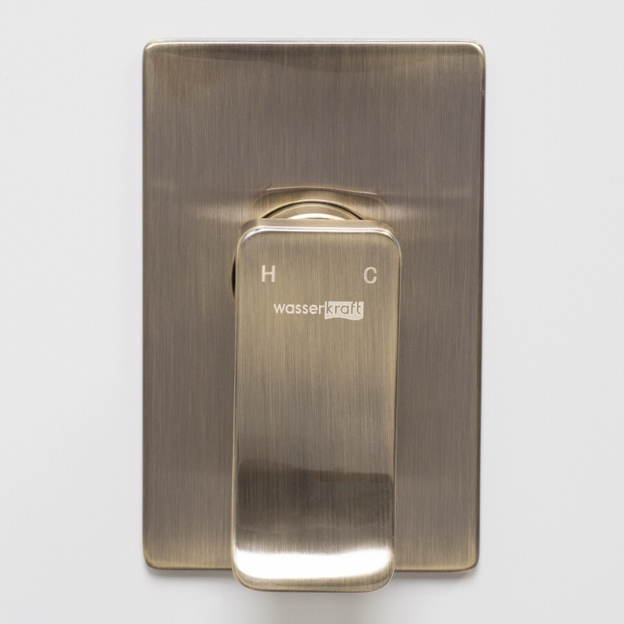 WasserKRAFT A01652 встраиваемый смеситель с гигиеническим душем бронза