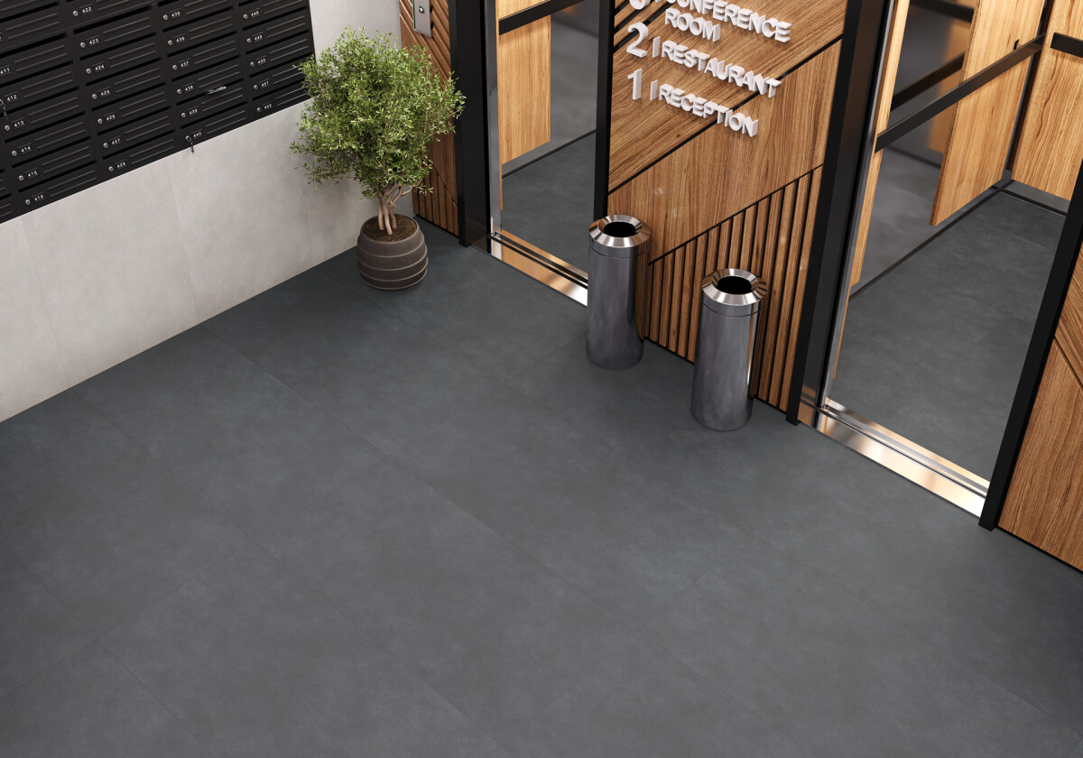 Delacora Life Cement Graphite Керамогранит 600 x 1200 x 9.5 D120238M
