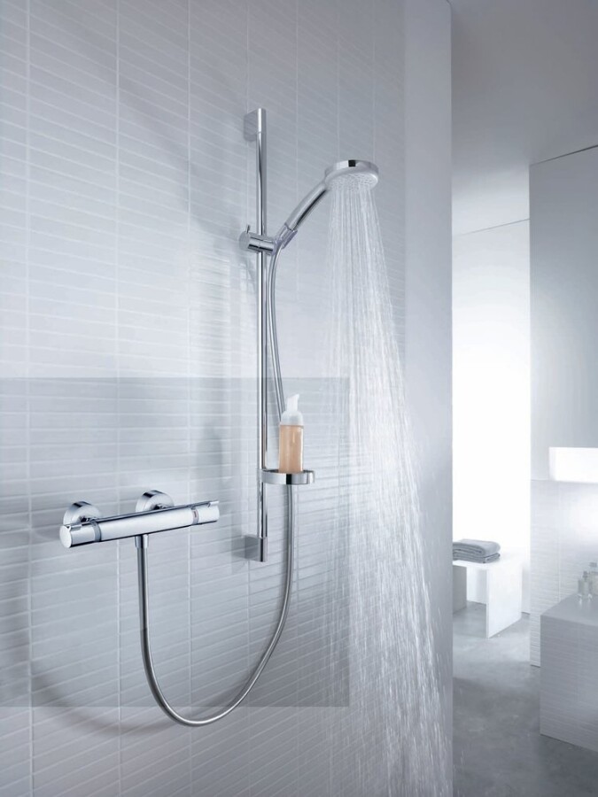 Hansgrohe Ecostat Comfort термостатический смеситель для душа белый матовый 13116700