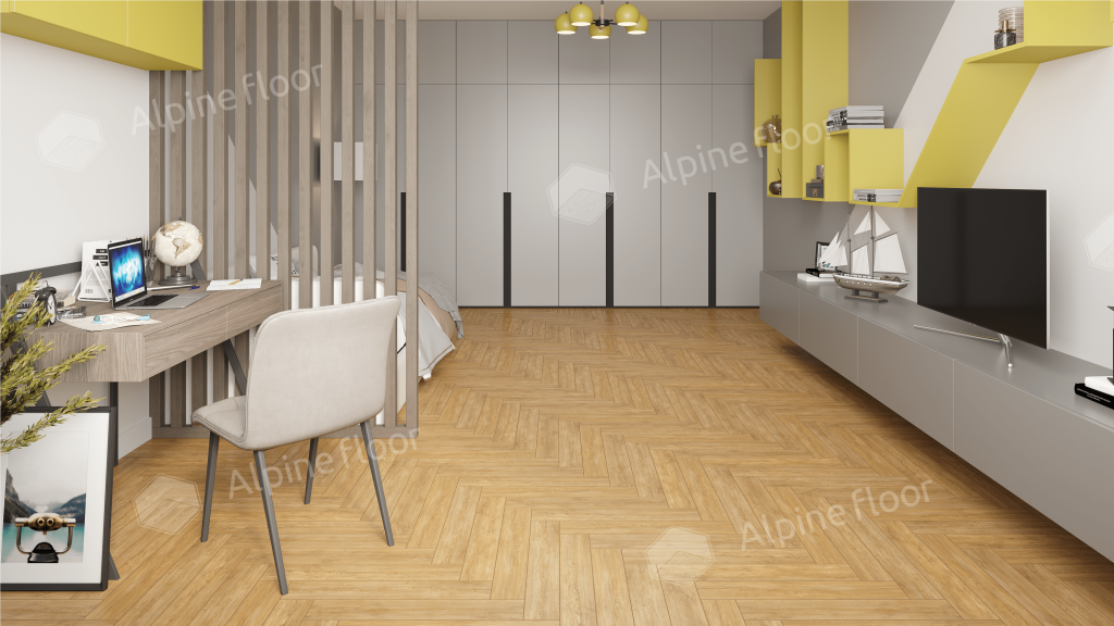 Ламинат Alpine Floor Herringbone 12 Pro (NEW), LF106-04A Дуб Тулуза 606 х 101 х 12 mm