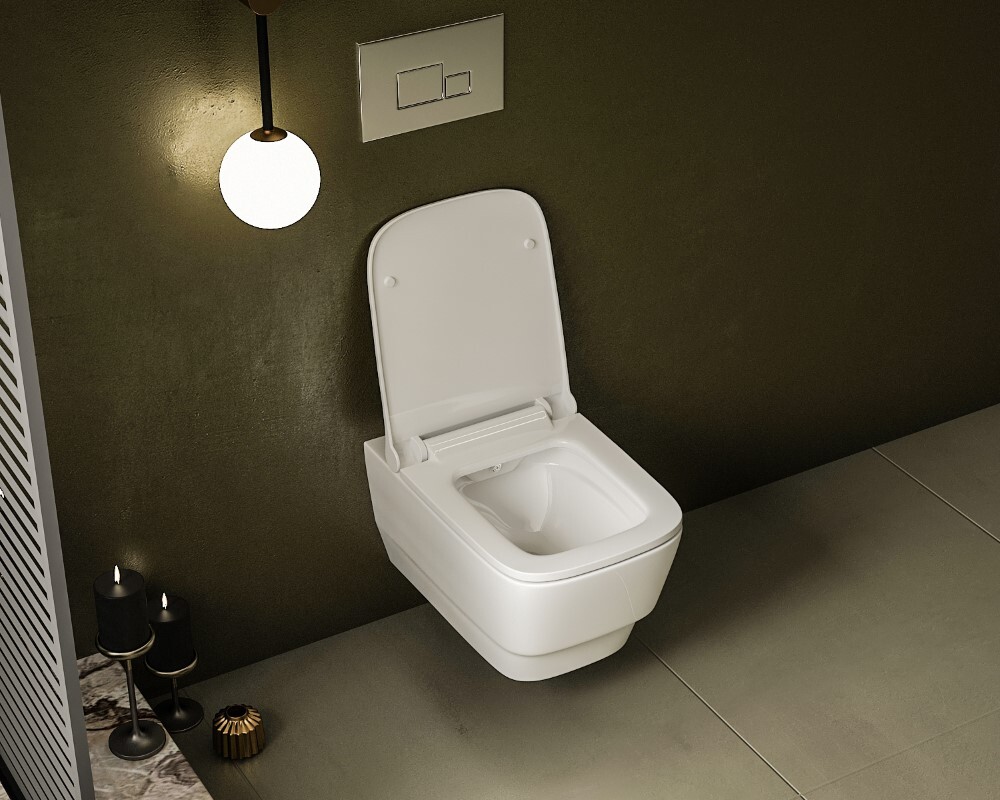 Унитаз подвесной Boheme Bello Белый матовый 971-MW