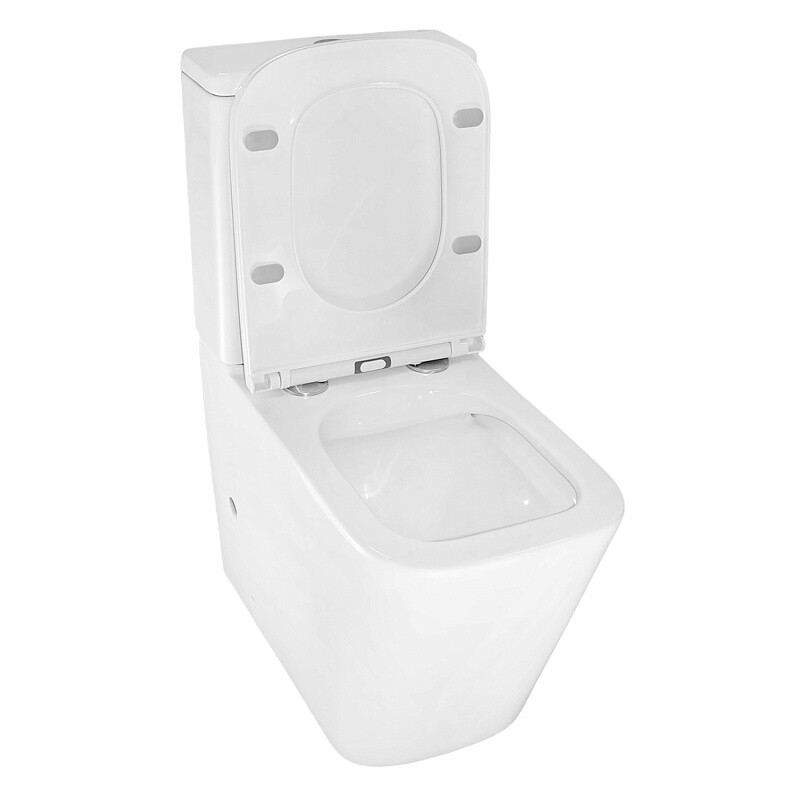 Azario Quadro унитаз-компакт напольный с сиденьем дюропласт AZ-2175-1