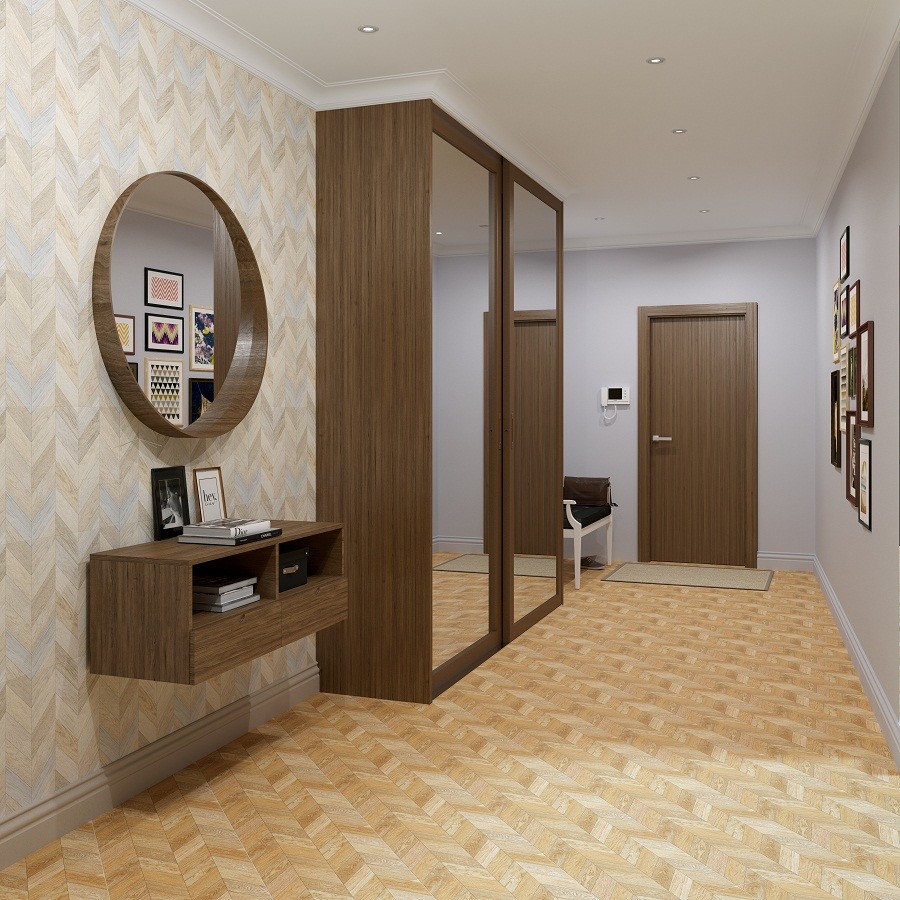 Grasaro Parquet Art G-502s керамогранит напольный 40х40 см бежево-серый структурный