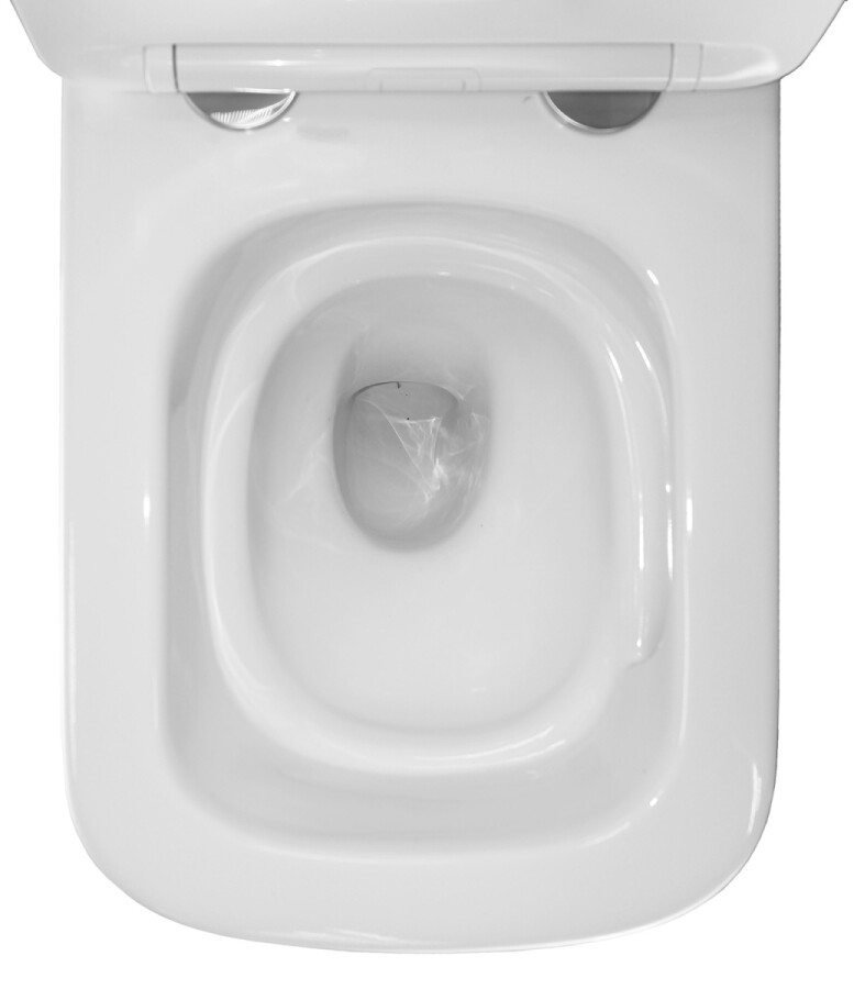 Унитаз подвесной Azario Cascad M 490x345x325 безободковый, система смыва "Скрытое Торнадо", с быстросъемным сиденьем микролифт AZ-10002