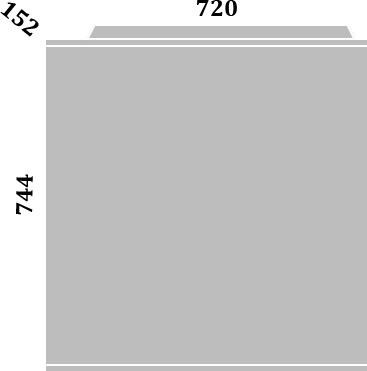 Зеркальное полотно Sanflor Софи 75 NEW 72*74,4 С02655