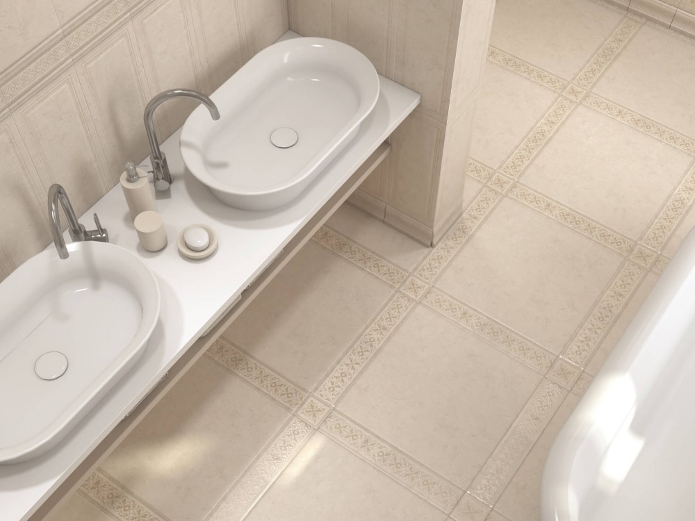 Kerama Marazzi Резиденция SG453900R керамогранит напольный бежевый