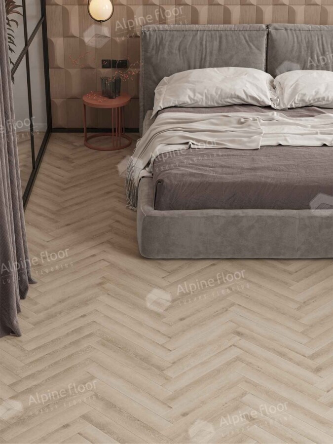 Ламинат Alpine Floor Herringbone 12 Pro (NEW), LF106-08A Дуб Орлеан 606 х 101 х 12 mm