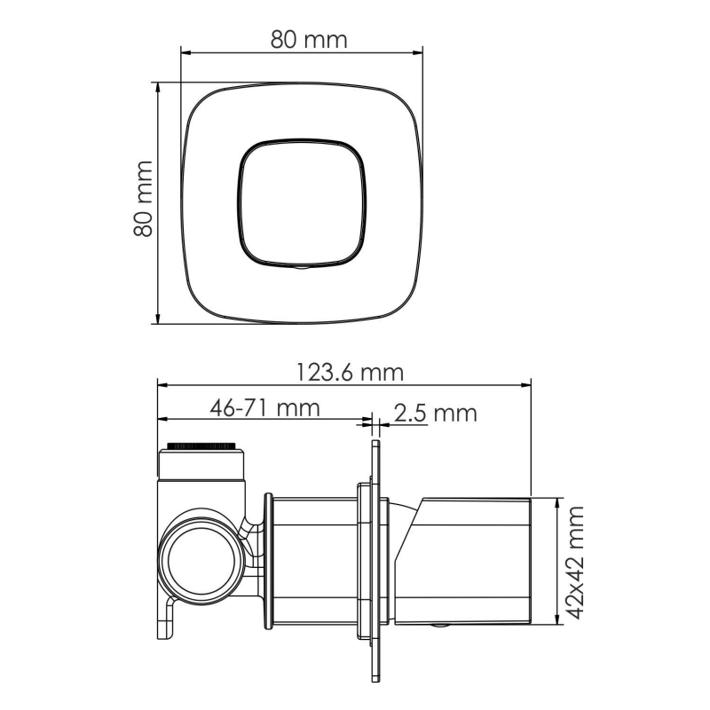 WasserKraft Naab 8600 смеситель для душа 8652