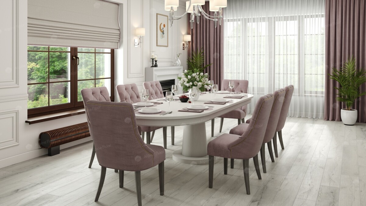 Alpine Floor Premium XL ABA SPC ламинат Дуб Слоновая кость ECO 7-17 ABA New 1220 х 183 x 8 mm