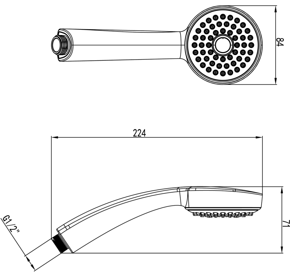 Lemark душевая лейка LM8010C