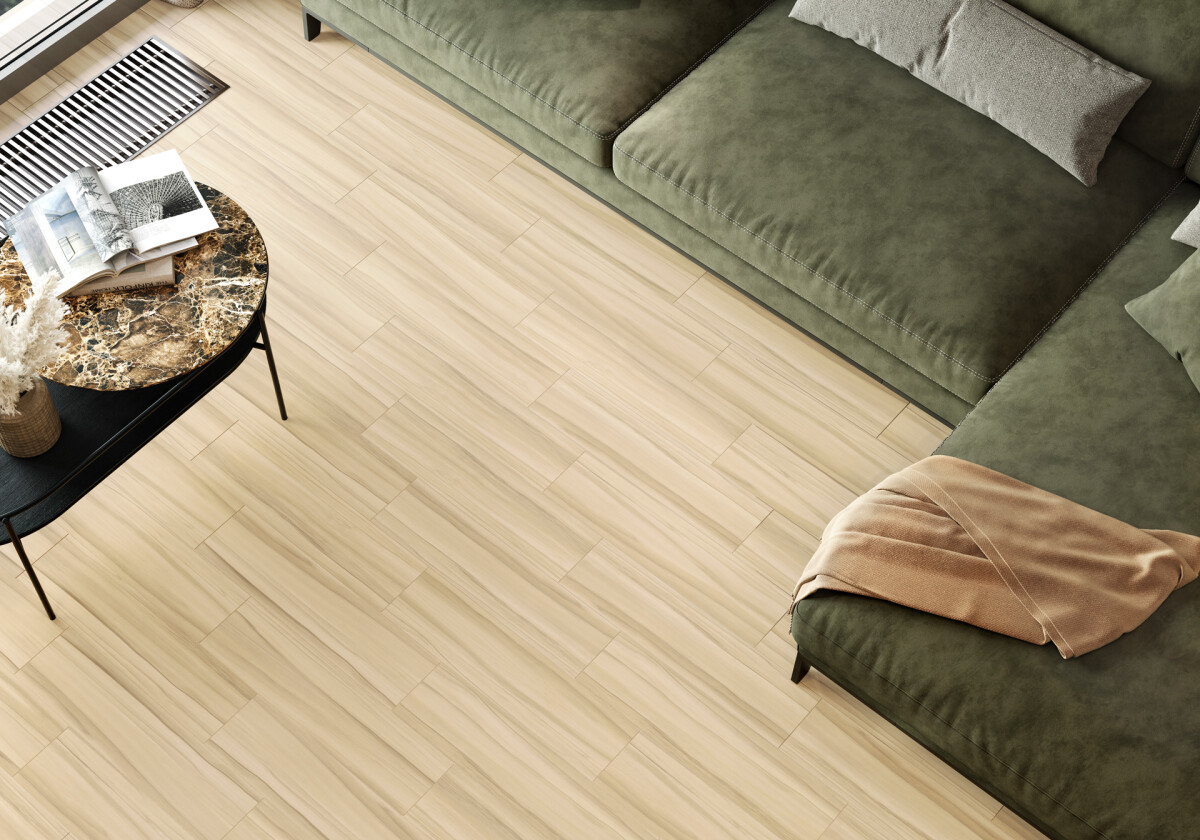 New Trend Тай Вуд бежевый / Thai Wood Beige Керамогранит 151 x 602 x 6.5 GP1560THW11